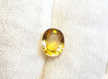 Натуральный желтый берилл гелиодор 1.9 ct, фото №6