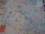 Map plan of Paris for tourists in 2006, photo number 2