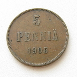 5 пенни 1905, фото №2