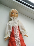 Коллекционная паричковая кукла пара в национальных костюмах клеймо Днепропетровск, photo number 5