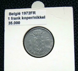 1 франк 1972 год, фото №2
