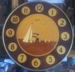 The dial of the wall clock "Lighthouse". USSR, photo number 4