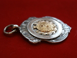 Подвес. Медальон. Серебро с позолотой 12,4 гр, фото №7