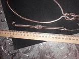 Гарнитур украшений из ожерелья, браслета и сережек, фото №8