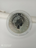 Срібна монета Рік Щура 1 oz 2 фунти стерлінгів 2020 Великобританія, фото №5