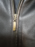 Куртка кожаная на утеплителе, фото №4