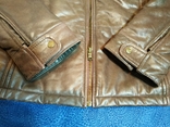Куртка кожаная с воротом из натурального меха AND MORE p-p 46, фото №9