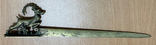 Бронзовый нож для открытия писем с изображением горного козла, фото №5