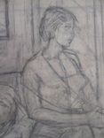 А. Г. Сафаргалин " Женский портрет. " 72х55 см., фото №3
