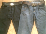 Camel + Levis - фирменные джинсы с ремнем 2 шт., фото №3