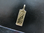 Иконка Богородица золото 0,95 грамм 585`, фото №3