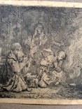 Гравюра.Рембрандт Харменс ван Рейн 1641 г, фото №11