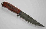 Охотничий нож Дамаск 21.5 cm, фото №6