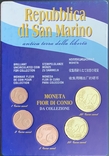 Сан Маріно/Сан Марино/San Marino 2004-2005 Brilliant Uncirculated 1,2,5,20,50 euro cent., фото №8