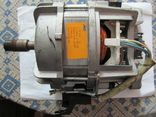 Електромотор до пралки Zanusi, 1000 оборотів/ хвилину з ременем, фото №2