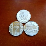10 грн гривень 2018 2019 2020 повітряні сили Флот Киборги та всі інш цинкові монети в лоті, фото №5