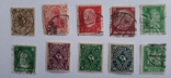 Почтовые марки старая Германия 10 шт., фото №2