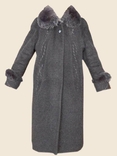 Шерстяное пальто с воротником, numer zdjęcia 2
