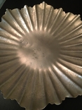 Блюдо мельхиор, диаметр 21 см, фото №3