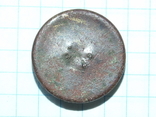 Старинная круглая пуговица с прозрачной вставкой (брошь, накладка, подвеска?), фото №7
