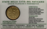 50 євро центів Ватикан 2011 в карточці/50 euro cent Vatican 2011 in coincard, фото №12
