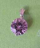 Кулон "Фиолетовый камень", фото №3