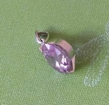 Кулон "Фиолетовый камень", фото №8