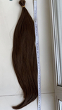 Волосы русые славянка 65 см+, 145 грамм, фото №5