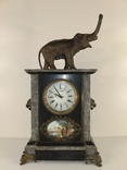 Бронзовые часы ар деко "Слон" арт. 0510, фото №2