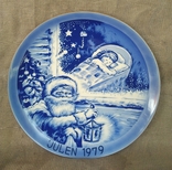 Настольная декоративна тарелка 1979 г, фото №2