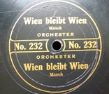 Beca, Record, Wien bleibt Wiem march пластинки грамофон № 14, фото №6