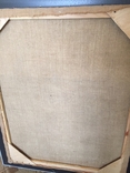 Масло холст Натюрморт с плетёным столиком, фото №5