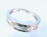 Золотое кольцо с бриллиантами, фото №2