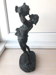 Статуэтка, скульптура, фигура. Бронза, патина. 1874-1942гг., фото №2