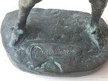 Статуэтка, скульптура, фигура. Бронза, патина. 1874-1942гг., фото №7