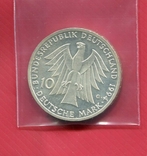Германия ФРГ 10 марок 1994 серебро Готтфрих Хердер, фото №3