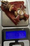 Орден Франца Йосифа, золото 750, клейма, вес 19,45 грамм, фото №8