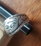 Перстень/кольцо серебро 875, фото №2