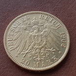 Золото 20 марок 1906 Пруссия Германия, фото №9