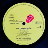 Rolling Stones Goats Head Soup 1979 Reissue Vinyl LP EMI CUN 59101, фото №8