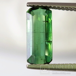 Flawless Tourmaline Verdelite VS 2.3155 carats 11.89x5x3.45mm Nigeria, photo number 2