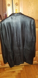 Винтажный кожаный пиджак, фото №3