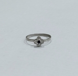 Серебряное кольцо, 16,5 размер, фото №3