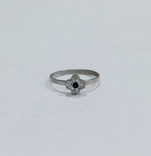 Серебряное кольцо, 16,5 размер, фото №4