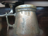 Мірна кружка. Чашка 1886. 1/100 відра. Одеса. Блехман., фото №3