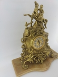 Часы бронза мрамор "Всадник на коне" арт. 0440, фото №4