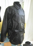 Крутая женская кожаная куртка — косуха с поясом Miss Joy. Англия. Лот 178, фото №5