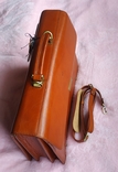 Кожаный портфель с магнитным замком, фото №5