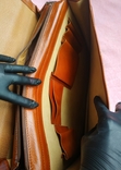 Кожаный портфель с магнитным замком, фото №10