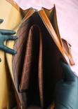 Кожаный портфель с магнитным замком, фото №11